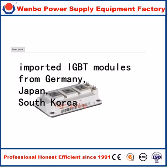 공랭식 12V 300A 고주파 IGBT 정류기