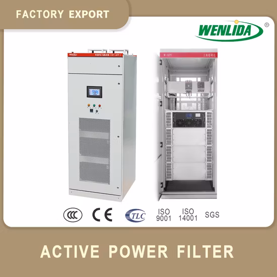 100A 삼상 4선식 랙 탑재 활성 고조파 전력 필터(IGBT 및 모니터 3p3l/3p4l 전력 품질 Apf4l-400/100 포함)